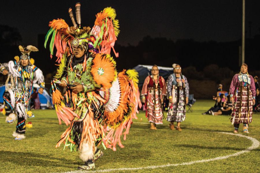 Native American dancers